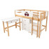 GINGER HOME Легло комбинирано 90х200 CHERRY