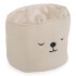 МОНИ Кош за играчки 30х30х30 MILO IVORY