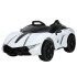 Бяла акумулаторна кола с родителски контрол STORM 12V