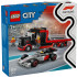 LEGO City Камион F1 за показване със състезателна кола Audi F1 60493