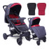 LORELLI Premium Комбинирана количка с покривало S-300 BLACK&RED