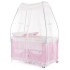 CHIPOLINO Кошара на 2 нива с балдахин САХАРА ФЕЯ РОЗА