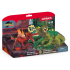SCHLEICH Огнен дракон срещу двуглав раптор от джунглата