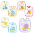 CANPOL Памучен лигавник COLORFUL ANIMALS