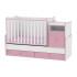 LORELLI Classic Трансформиращо се легло-люлка 70/160 см. TREND PLUS БЯЛ/РОЗОВ