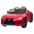 Кола акумулаторна 12V Lexus LC500 с родителски контрол Червена