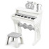 OCIE Пиано с Микрофон и Стол 37 Клавиша Бяло