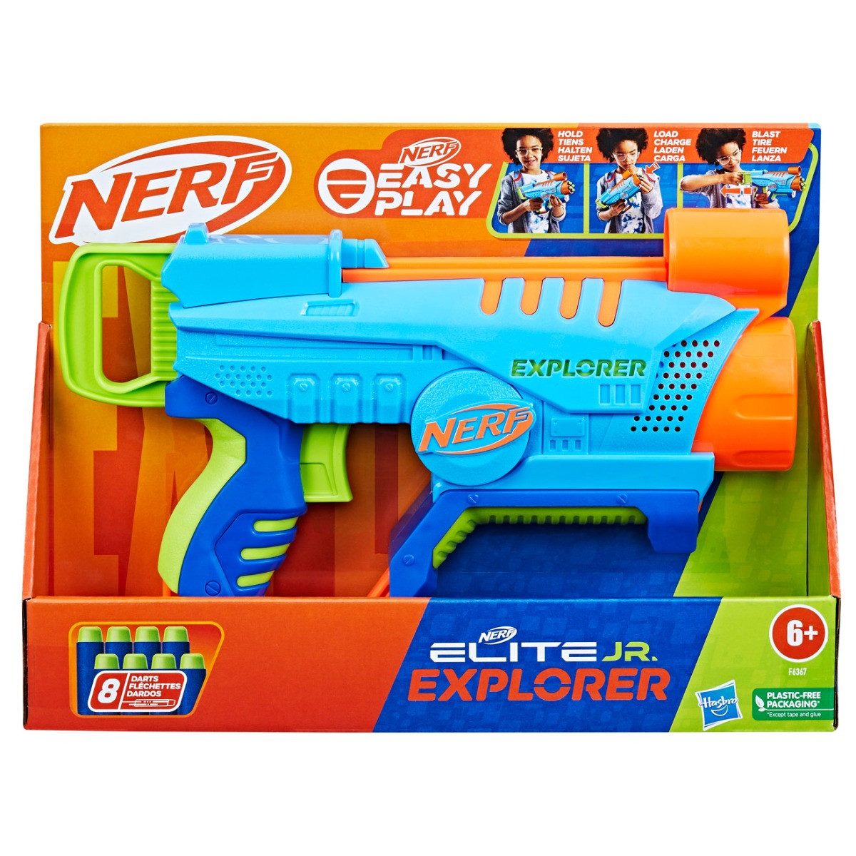 NERF Elite Jr EXPLORER с 8 стрели | ХИПОЛЕНД