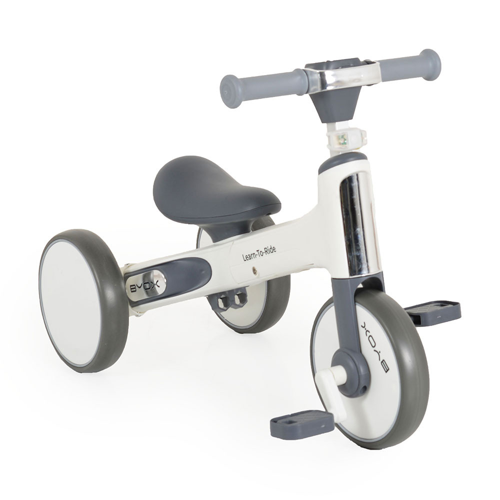 BYOX Мини баланс триколка 2в1 LEARN TO RIDE БЯЛА | ХИПОЛЕНД