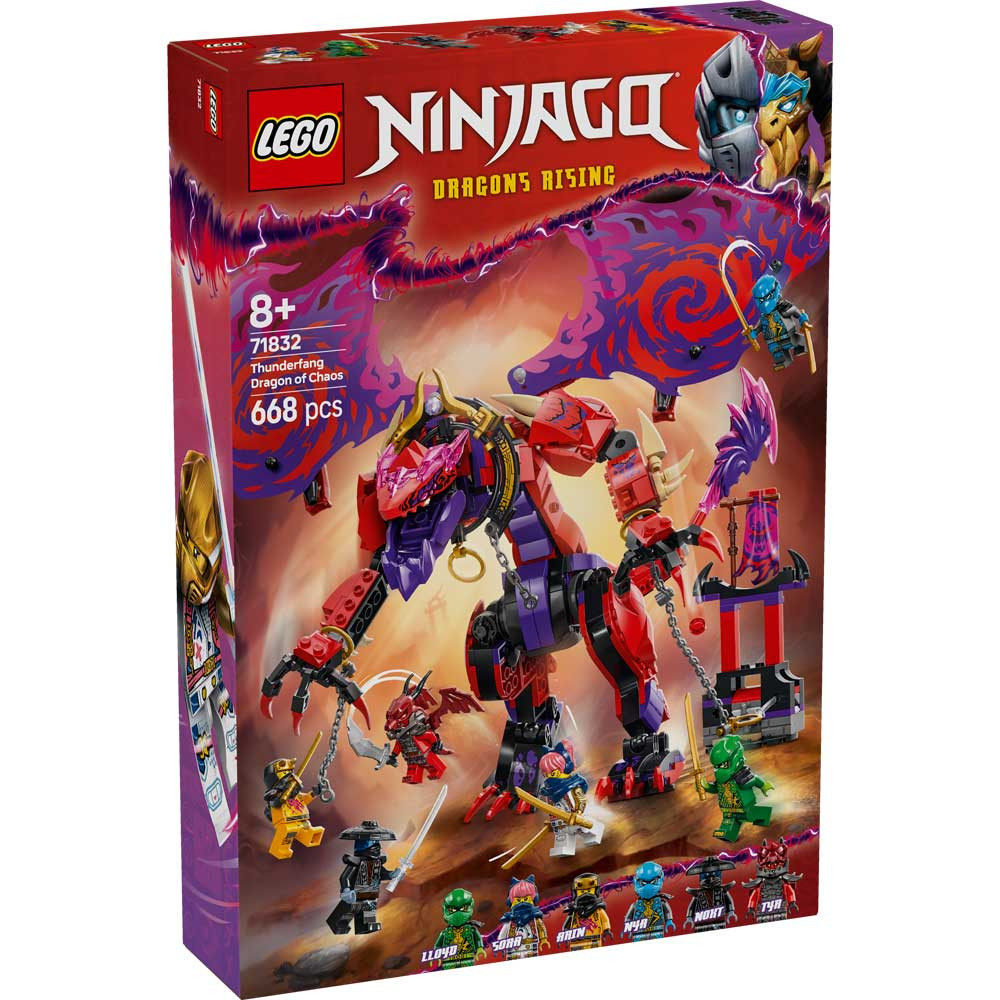 LEGO Ninjago Гръмотевичен зъб, Дракон на хаоса 71832 | ХИПОЛЕНД