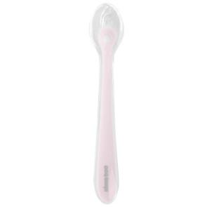 KIKKA BOO Лъжица силикон с кутийка PINK