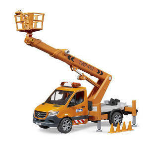 BRUDER Микробус Mercedes Benz Sprinter с работна платформа и L+S модул