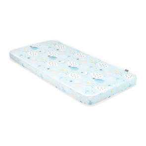 KIKKA BOO Матрак FANTASIA PLUS 60/120/7 см CLOUDS BLUE