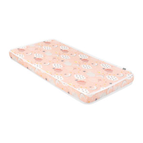 KIKKA BOO Матрак FANTASIA PLUS 60/120/7 см CLOUDS PEACH