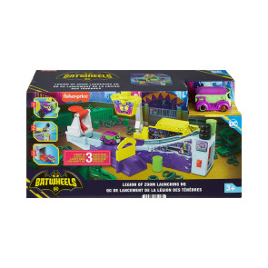Fisher-Price® Batwheels™ Щабът на злодеите Legion of Zoom™ с 1 количка 1:55