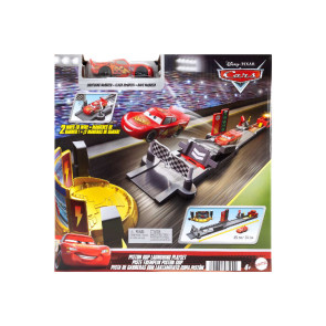 CARS Комплект за игра Piston Cup Launching с количка McQueen