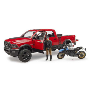 BRUDER Пикап RAM 2500 с мотор DUCATI и шофьор 