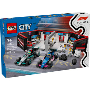 LEGO® City F1® Гараж с коли Mercedes-AMG и Alpine 60444