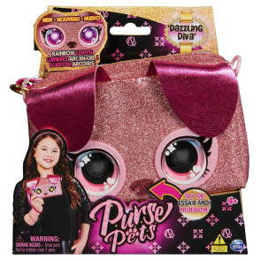 PURSE PETS Чанта за китка куче със светещи очи