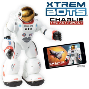 XTREM BOTS Робот астронавт CHARLIE с приложение на български език