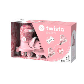 YVOLUTION Twista skates Ролери 23-28 розови