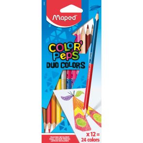 Арго Maped Цветни моливи Color'Peps Duo 12 бр.