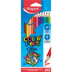 Арго Maped Цветни моливи Color'Peps 12 цвята