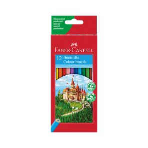 FABER-CASTELL Цветни моливи Замък 12 цв.
