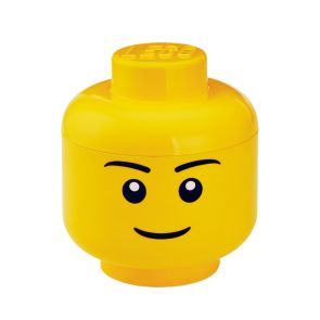 LEGO Кутия за съхранение глава L BOY 