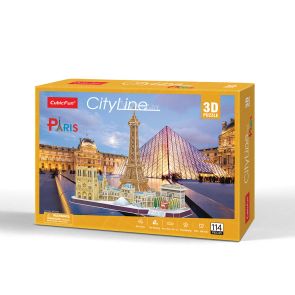 CubicFun 3D Пъзел CITY LINE PARIS