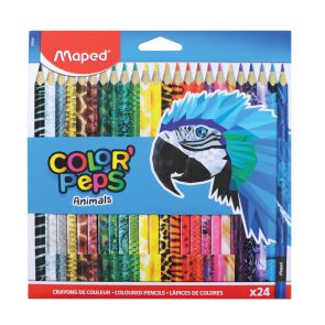 Арго MAPED Цветни моливи 24 цвята COLОR`PEPS