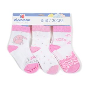 KIKKA BOO Бебешки памучни чорапи 2-3 г. МОМИЧЕ