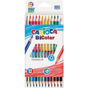 Carioca Двуцветни моливи Bi-Color 12 броя