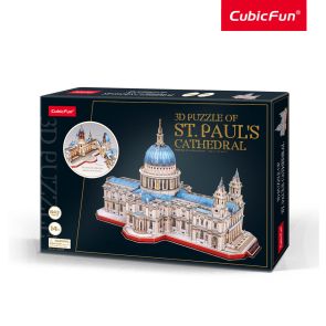 CubicFun Пъзел 3D St.Paul's Cathedral 643ч. Разгъващ се