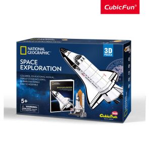 CubicFun Пъзел 3D National Geographic Космическа совалка Space Exploration 65ч.