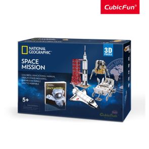 CubicFun Пъзел 3D National Geographic Космическа мисия Space Mission 80ч. DS0971h
