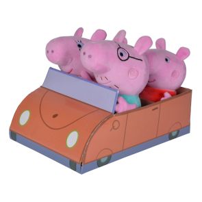 Peppa Pig Семейство плюшени герои в кола