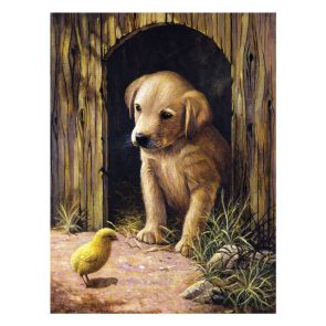 Royal Комплект за рисуване Junior с акрилни бои Кученце и пиле