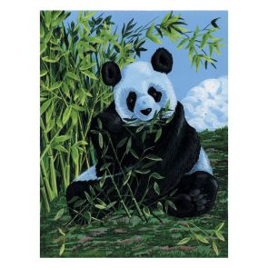 Royal Комплект за рисуване на платно с акрилни бои Панда