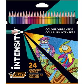 BIC цветни моливи INTENSITY 24 бр.
