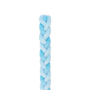 KIKKA BOO Плюшен плетен обиколник 180 см 3 плитки BLUE