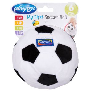 Playgro Текстилна футболна топка 6+м PG.0122