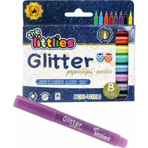 The Littlies Флумастери  Glitter 8 цвята 646529