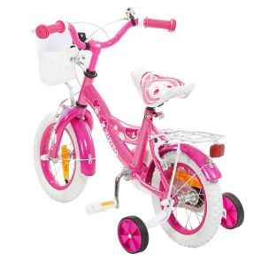 ZIZITO Розов детски велосипед Lara 12" 64621