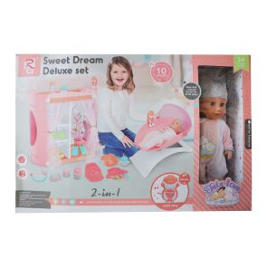 TUTU LOVE Кукла бебе Sweet Dream Deluxe Set с детска стая