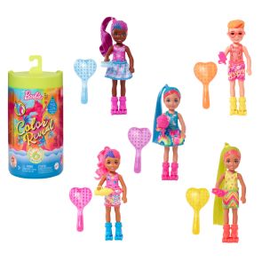 Barbie® Color Reveal™ Кукла Chelsea™ с магическа трансформация - неонови шарки HCC90