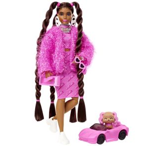 BARBIE EXTRA DOLLS Кукла с ретро Barbie лого от 80-те HHN06