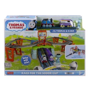 Fisher Price® Thomas & Friends™ - Състезание за купата на Содор с локомотивчетата Томас и Кана