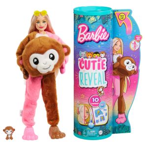 Barbie® Cutie Reveal™ Кукла Супер изненада "Jungle Series"  - Маймуна HJL60
