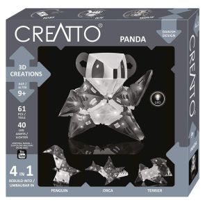 CREATTO Конструктор Панда с LED светлини